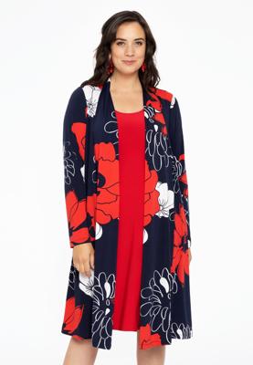 Yoek Vest POPPY | Rood | Maat 50/52
