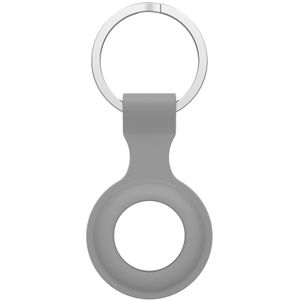 Apple AirTag Silicone Ring Sleutelhanger - Grijs
