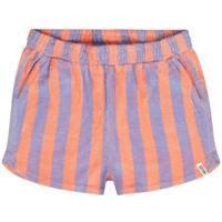 Tumble & Dry zomer short meisjes - lila/oranje gestreept - Reine