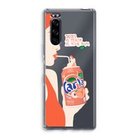 Peach please!: Sony Xperia 5 Transparant Hoesje