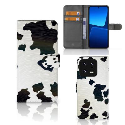 Xiaomi 13 Pro | Telefoonhoesje | Met pasjeshouder | Koeienvlekken Xiaomi 13 Pro | Telefoonhoesje | Met pasjeshouder | Koeienvlekken