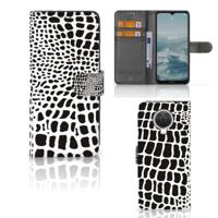 Nokia G10 | G20 | Telefoonhoesje | Met pasjeshouder | Slangenprint