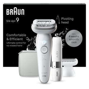 Braun Silk-épil 9 9-341 epilator 40 pincetten Wit