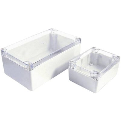 Camdenboss 7200-238C Installatiebehuizing 265 x 185 x 95 Polycarbonaat Grijs-wit (RAL 7035), Helder 1 stuk(s)