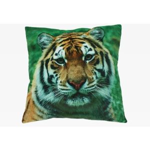 Woon sierkussen tijger print 35 x 35 cm