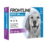 Frontline spot-on anti-vlooienmiddel voor de hond L / 20-40 kg 3 pipetten