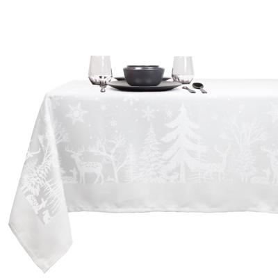 Tafelkleed Rody 150x300cm white - Unique living