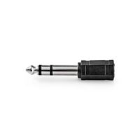 Nedis Stereo-Audioadapter | 6,35 mm Male | 3,5 mm Female | 1 stuks - CAGB23930BK CAGB23930BK