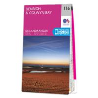 Wandelkaart - Topografische kaart 116 Landranger Denbigh & Colwyn Bay | Ordnance Survey - thumbnail
