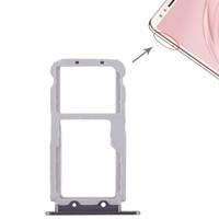 2 SIM-kaart lade/micro SD-kaart lade voor Huawei Nova 2S (grijs)