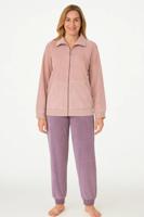 Tenderness dames huispak Velours - Winter pink - Warm winter 2-delig huispak - lounge pak dames - Copy