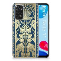 Xiaomi Redmi 10 | Redmi Note 11 4G TPU Case Beige Flowers