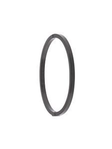 Nialaya Jewelry bracelet Simplicity fin en inox - Noir