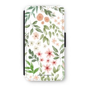 Botanical sweet flower heaven: iPhone XS Flip Hoesje