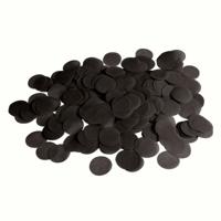 Carnaval strooi confetti zwart - papier - 300 gram - feest decoratie confetti