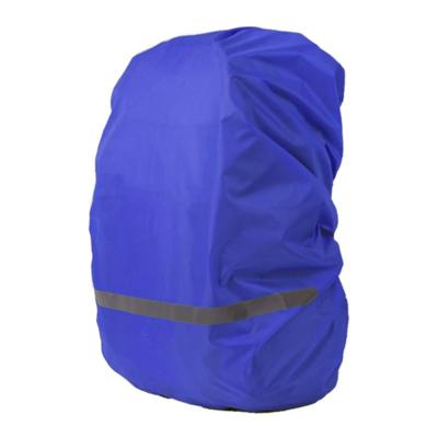 Reflecterende licht waterdichte stofdichte rugzak regenhoes draagbare Ultralight schoudertas beschermhoes maat: XL (blauw)