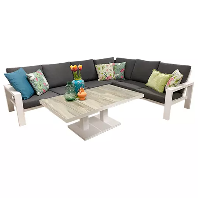 Benton Lounge diningset - Wit Buitengewoon de Boet - Buitengewoon de boet