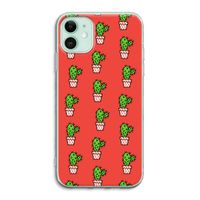 Mini cactus: iPhone 11 Transparant Hoesje