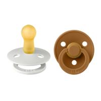 Bibs 2 Fopspeen Duo Haze/caramel 2