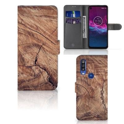 Motorola One Action | Book Style Case | Tree Trunk
