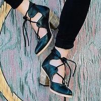 Dames Sandalen Laarzen Grote maten Sandalen Laarzen Zomerlaarzen Hakken met gekruiste bandjes Buiten Dagelijks Booties enkellaarzen Winter Blokhak Ronde Teen Vintage Elegant Casual Wandelen PU Rits miniinthebox