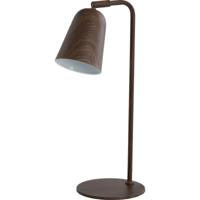 Tafellamp Selamo houtprint Donkerbruin Tafellamp Selamo houtprint Donkerbruin