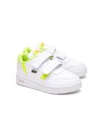 Lacoste Kids baskets T-Clip à design à empiècements - Blanc