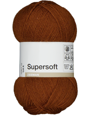 Super soft Breigaren - Bruin
