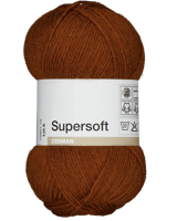 Super soft Breigaren - Bruin