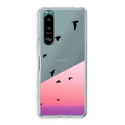 Fly away: Sony Xperia 5 III Transparant Hoesje