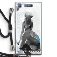 I will not feel a thing: Sony Xperia XZ1 Transparant Hoesje met koord