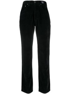 Versace Pre-Owned pantalon droit texturé (années 1990) - Noir