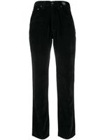 Versace Pre-Owned pantalon droit texturé (années 1990) - Noir