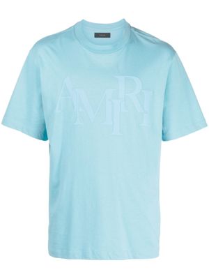 AMIRI Katoenen T-shirt met logo - Blauw