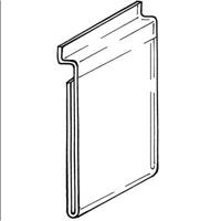 Slatwall kaarthouder A6 vertikaal