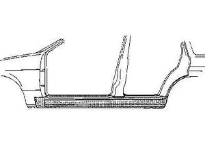 Plaatwerkdeel D Sierra 3/83-.dorpel 4-d 1820104