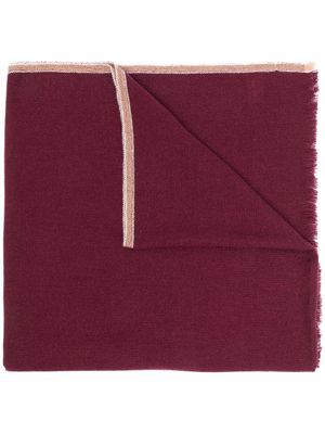 Brunello Cucinelli écharpe en cachemire - Rouge