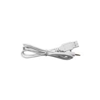 Aquasound Wipod usb-kabel met 2.1 mini-jack (wit) - WMC-USB-KABL