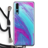 Zweverige regenboog: Huawei P20 Pro Transparant Hoesje met koord
