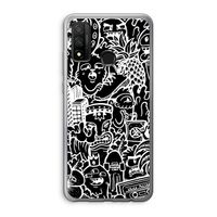 Vexx Black Mixtape: Huawei P Smart (2020) Transparant Hoesje