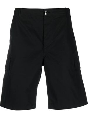 Kenzo short cargo en coton à patch logo - Noir