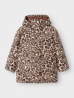 Name it winter winterjas meisjes - bruin - puffer - NkfMimosa