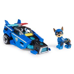 PAW Patrol The Mighty Movie - Politiewagen met Chase-actiefiguur licht en geluid