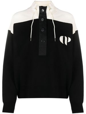 Claudie Pierlot pull Minimum à patte de boutonnage - Noir