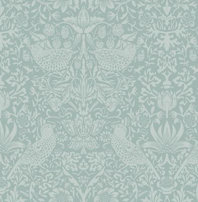 Dutch Wallcoverings British Heritage Vogel L.- Blauw