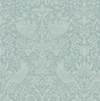 Dutch Wallcoverings British Heritage Vogel L.- Blauw