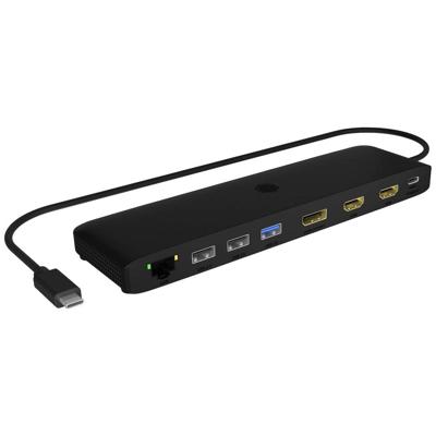 ICY BOX IB-DK2116-C, USB Type-C® Notebook DockingStation USB-C dockingstation Geschikt voor merk (dockingstation): Universeel Incl. laadfunctie, Geïntegreerde