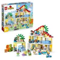 LEGO DUPLO MA CITY 10994 FAMILY HUIS 3-in-1, speelgoedpophuis met auto