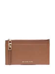 Michael Michael Kors porte-cartes LG en cuir - Marron