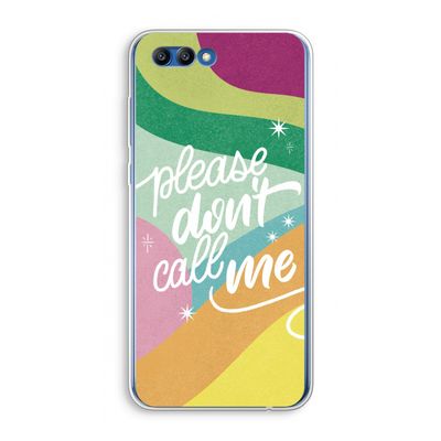 Don't call: Honor 10 Transparant Hoesje